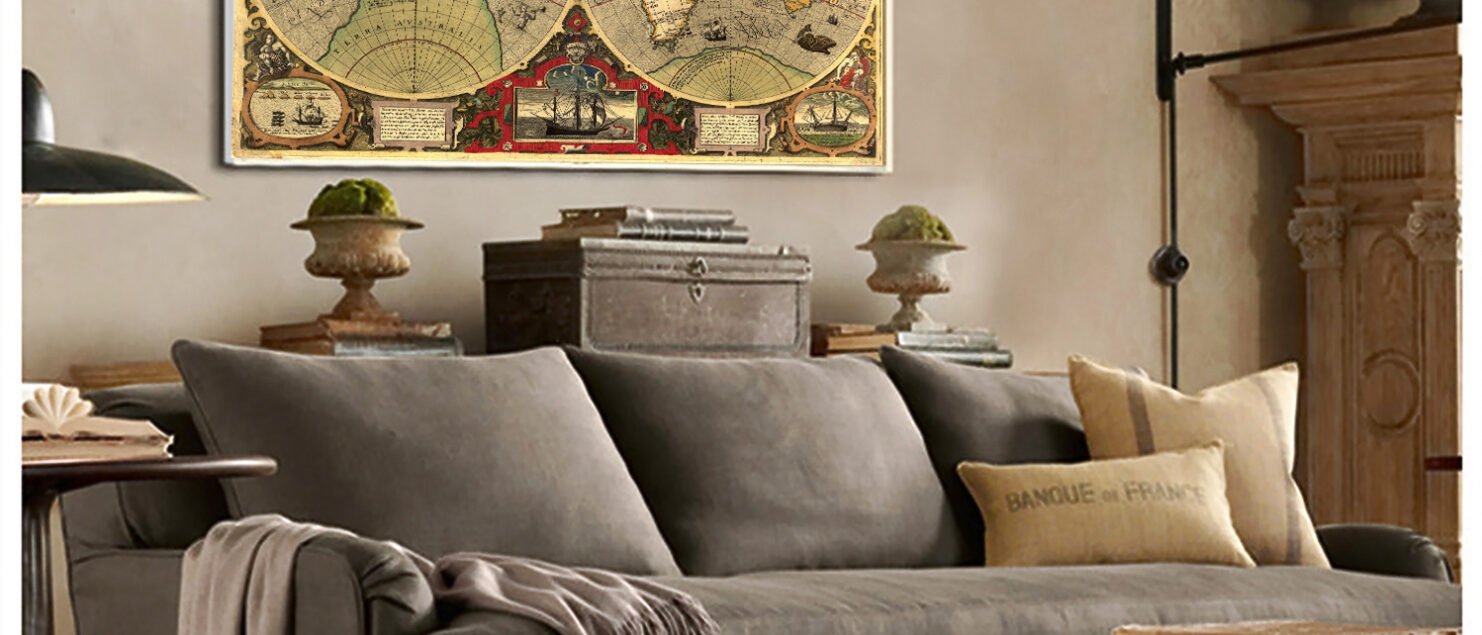 Why Vintage Maps Never Go Out of Style | Timeless Wall Art & Home Décor