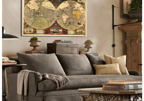 Why Vintage Maps Never Go Out of Style | Timeless Wall Art & Home Décor