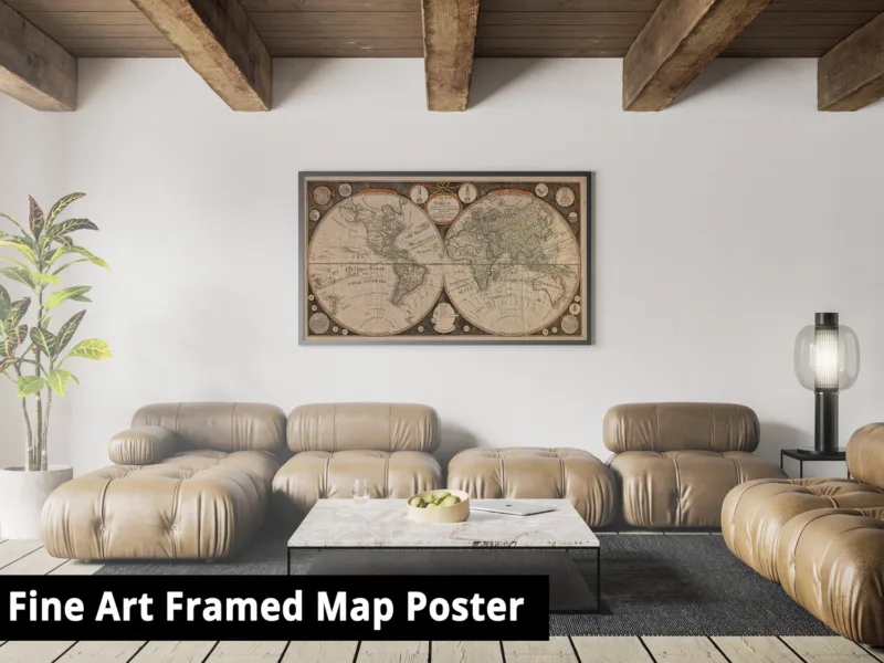 Why Vintage Maps Never Go Out of Style | Timeless Wall Art & Home Décor