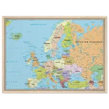 Political map of Europe showing countries, capitals, borders, and major cities. Political map of Europe showing countries, capitals, borders, and major cities.