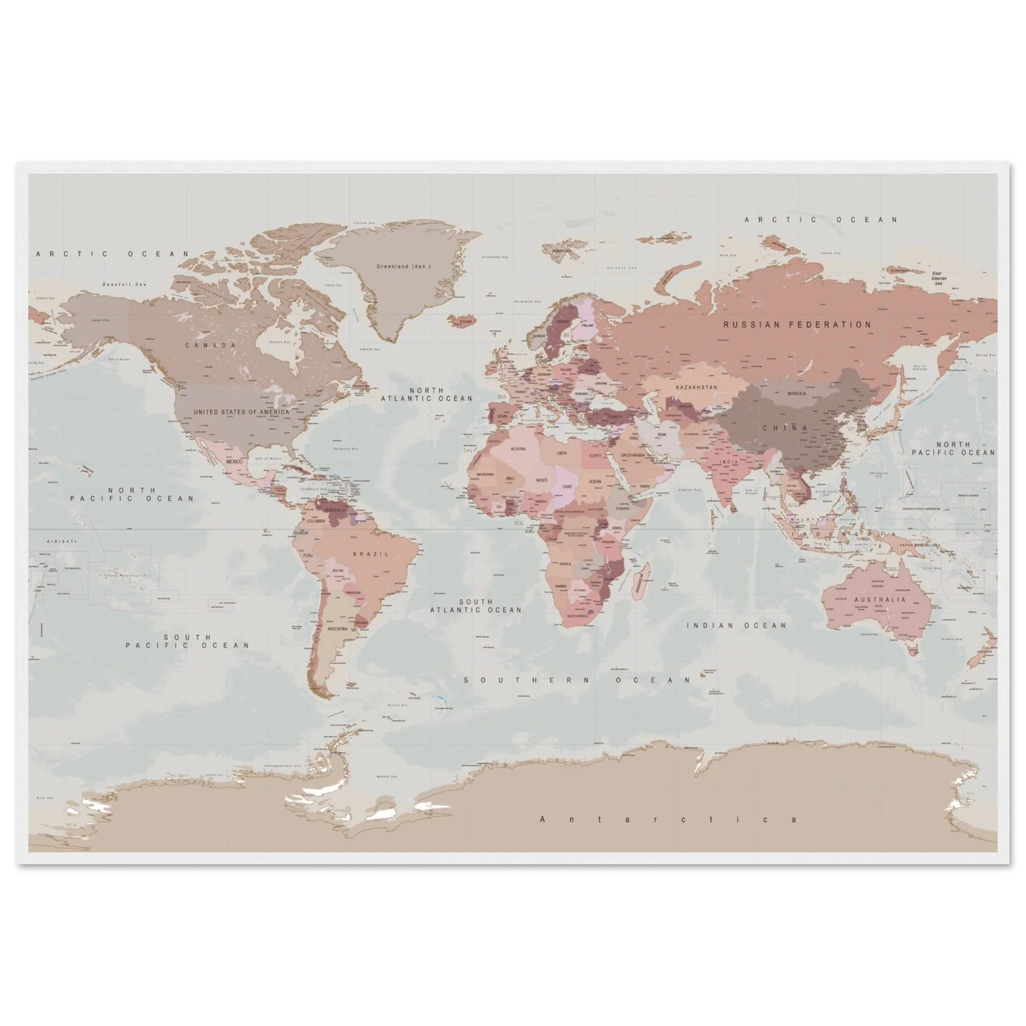 Detailed World Political Map