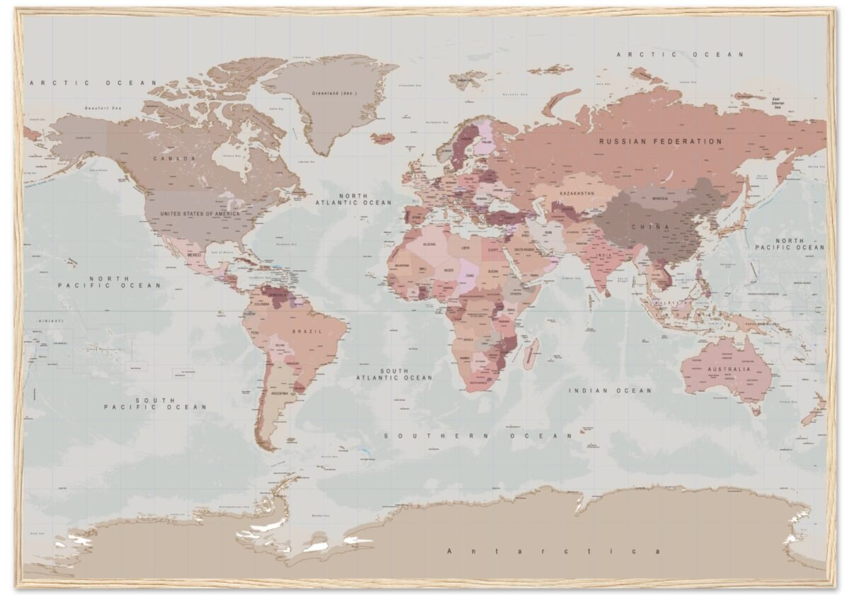Detailed World Political Map