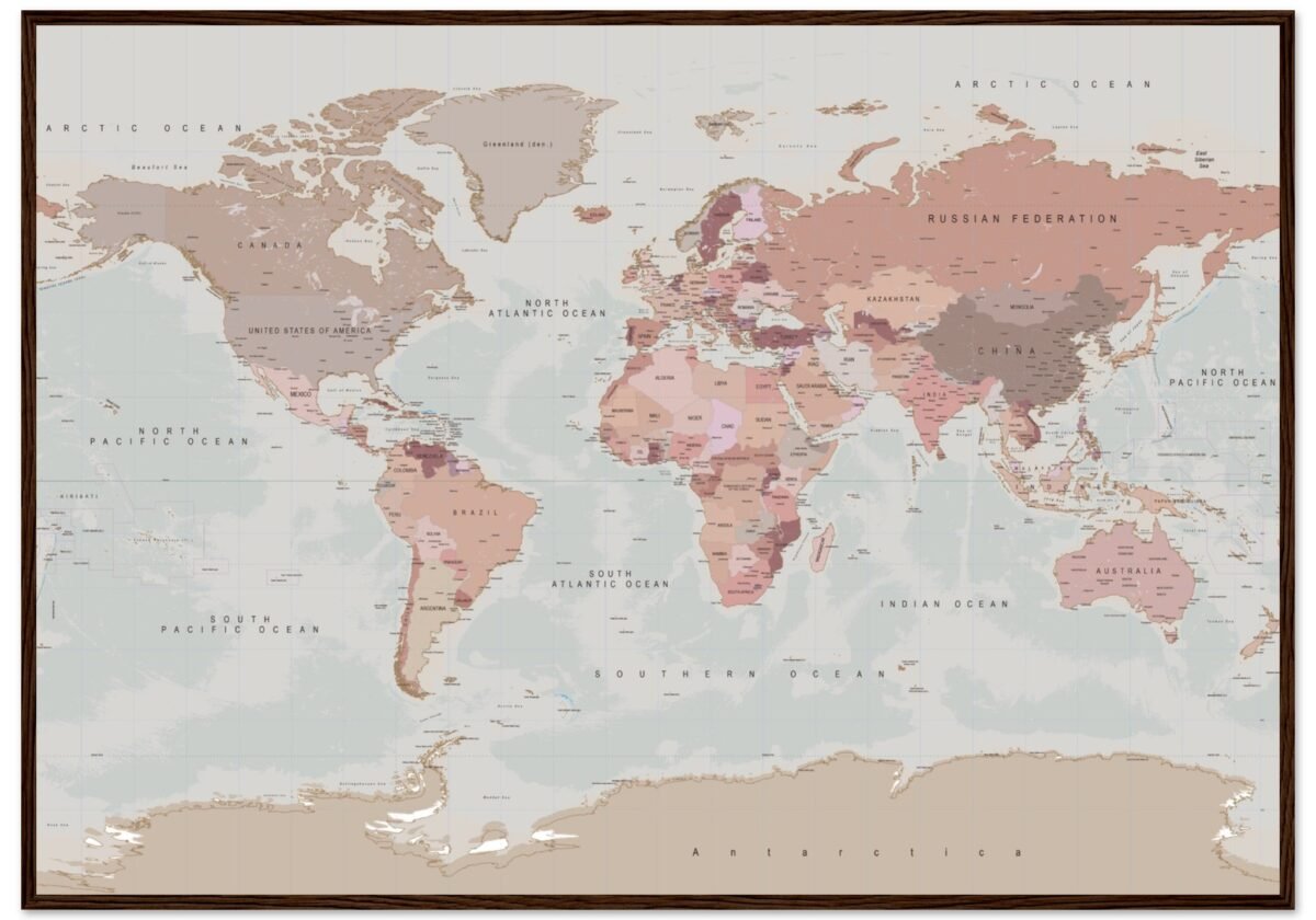 Detailed World Political Map