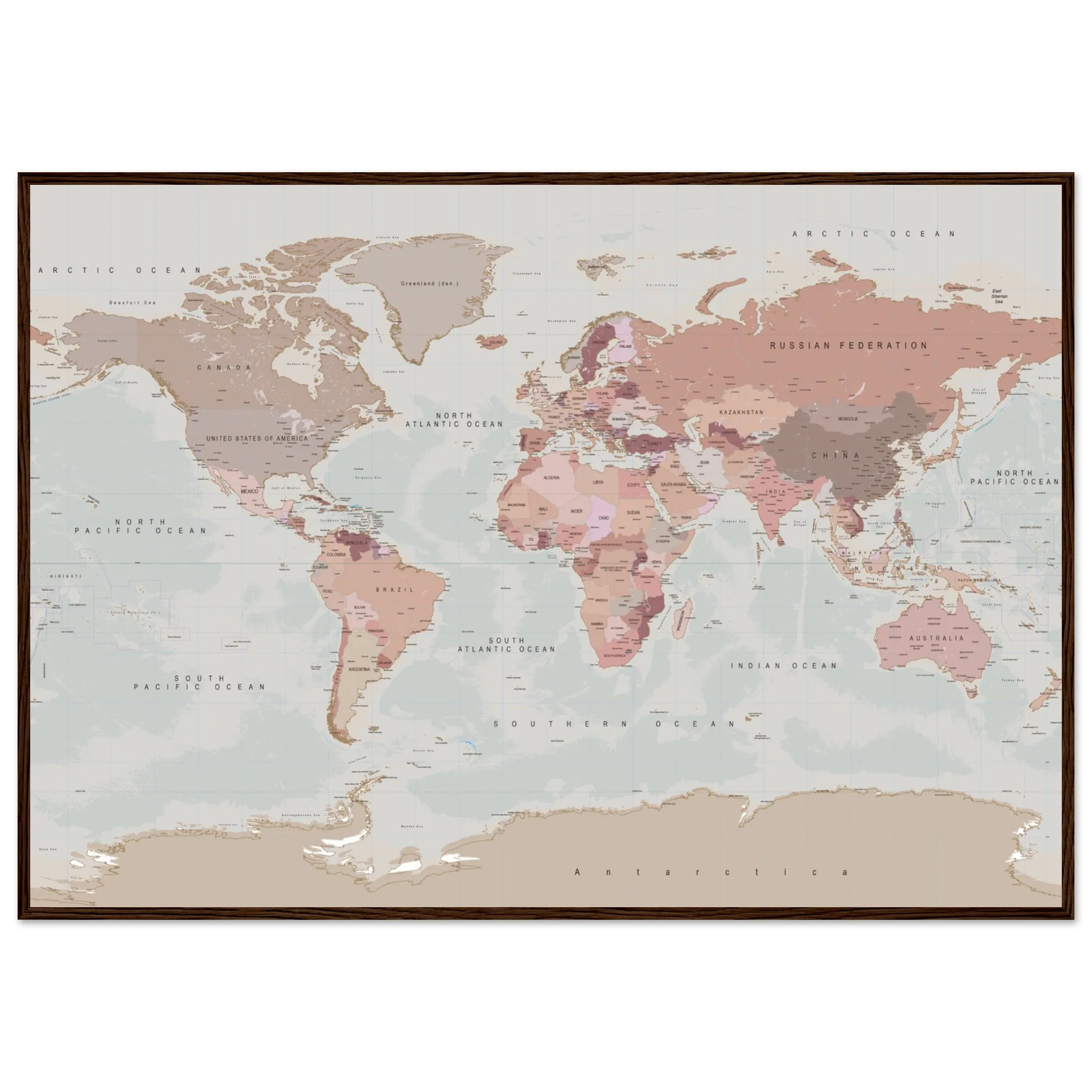Detailed World Political Map