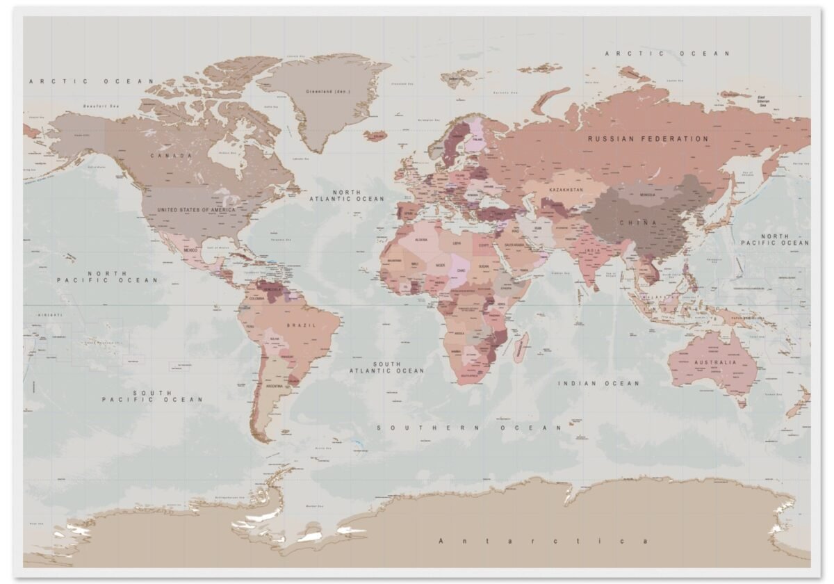 Detailed World Political Map