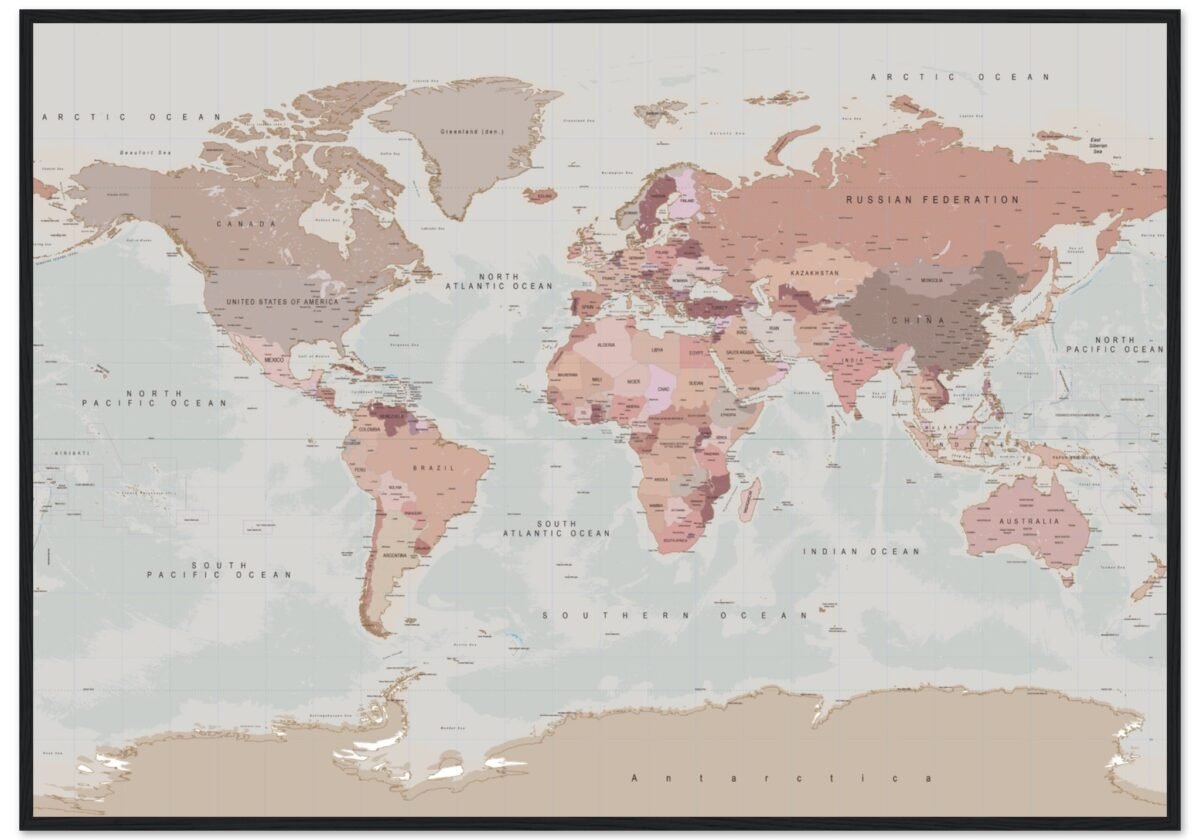 Detailed World Political Map