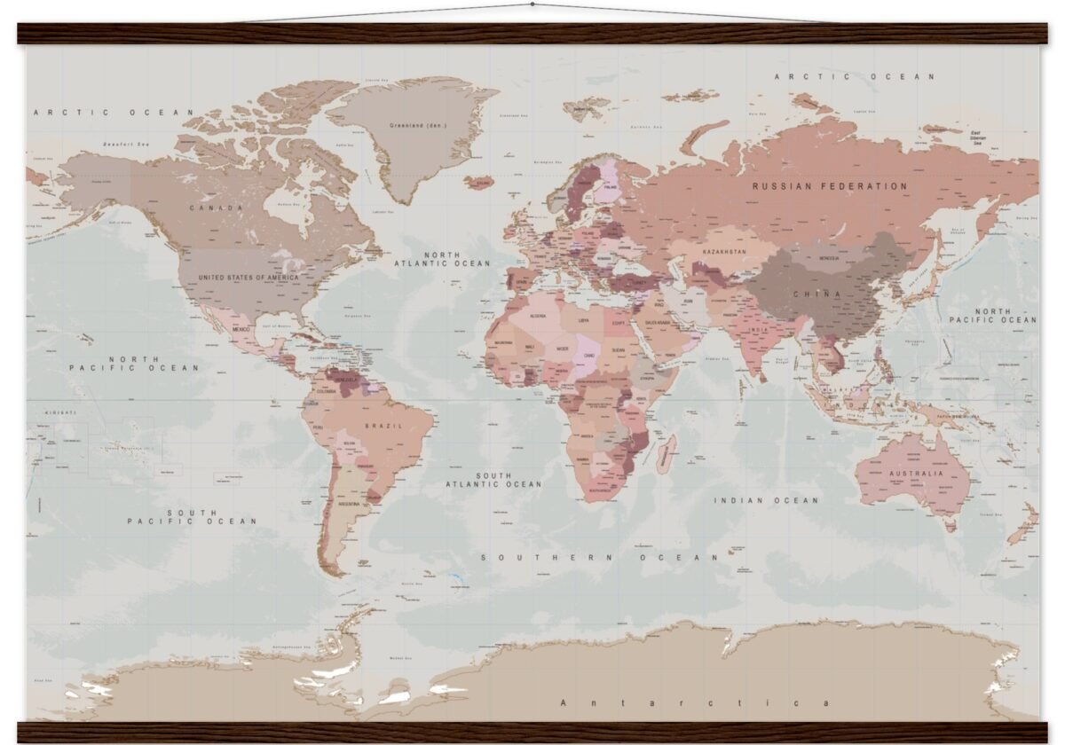Detailed World Political Map Detailed World Political Map