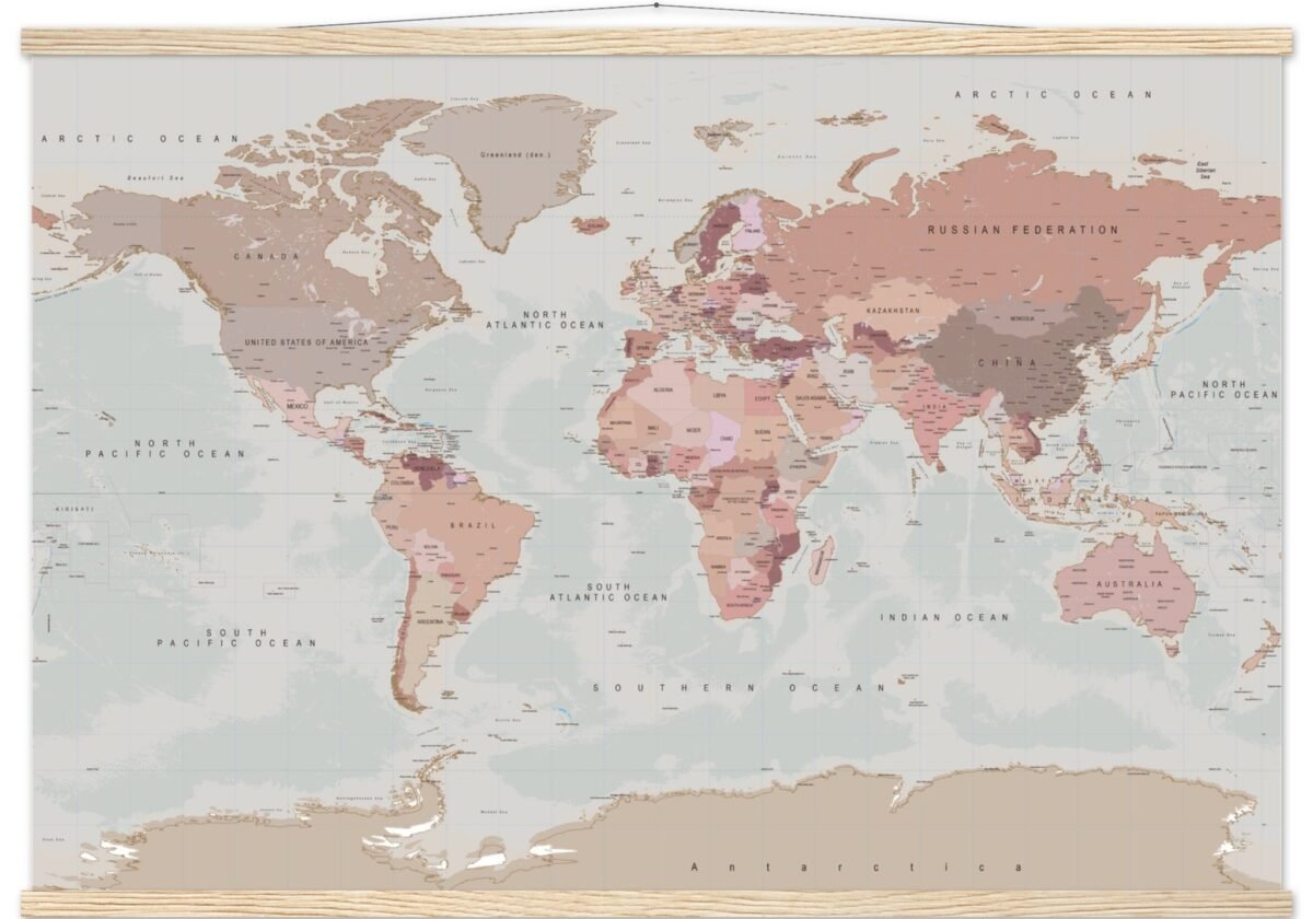 Detailed World Political Map Detailed World Political Map