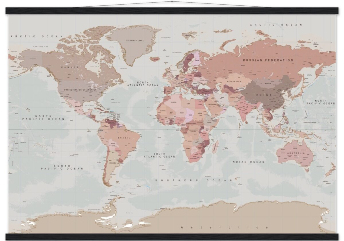 Detailed World Political Map Detailed World Political Map