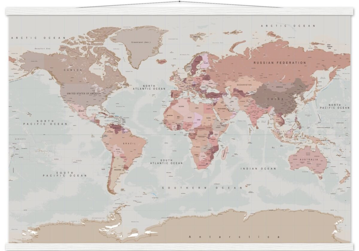 Detailed World Political Map Detailed World Political Map