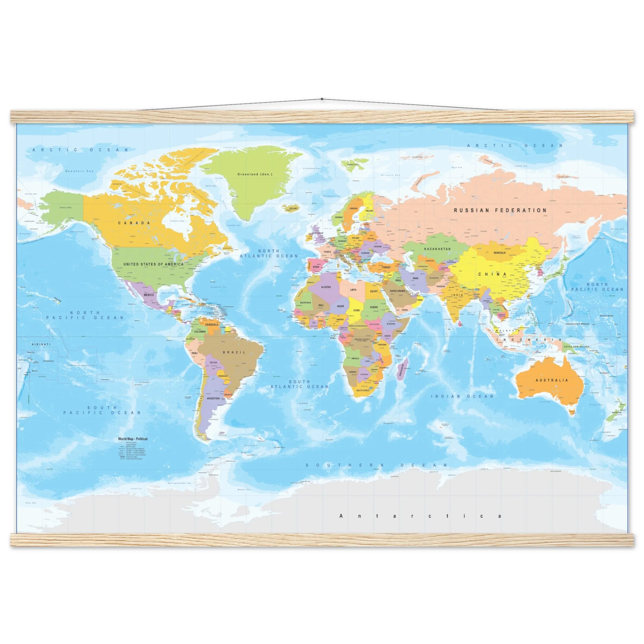 Detailed World Political Map