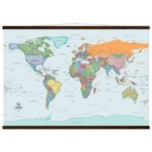 World Map in Greek | Detailed Political & Physical Map World Map in Greek | Detailed Political & Physical Map