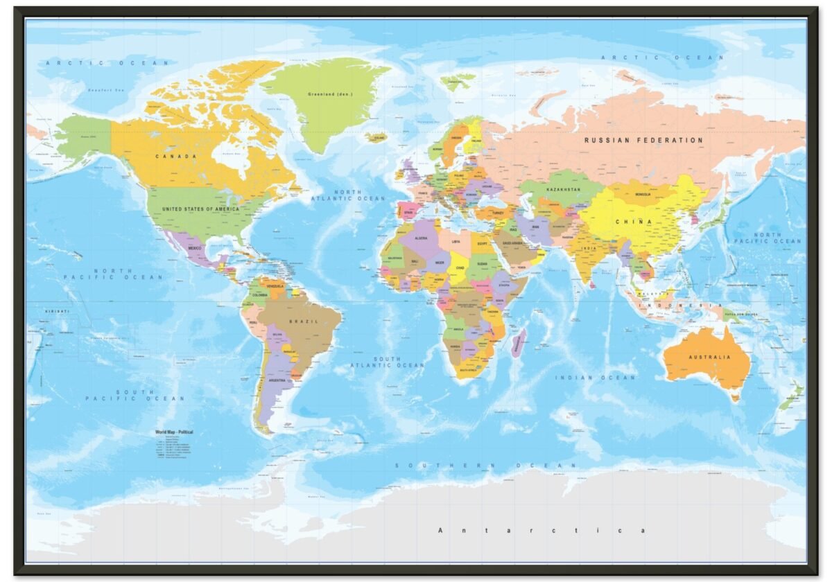 Detailed World Political Map Detailed World Political Map