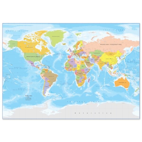 Detailed World Political Map
