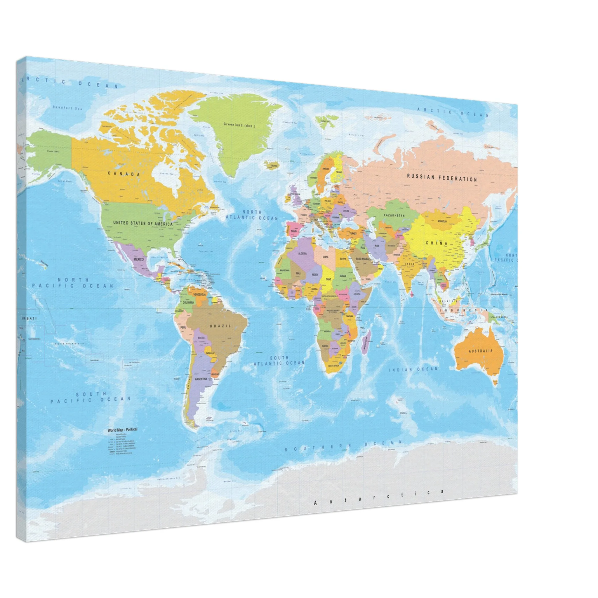 Detailed World Political Map