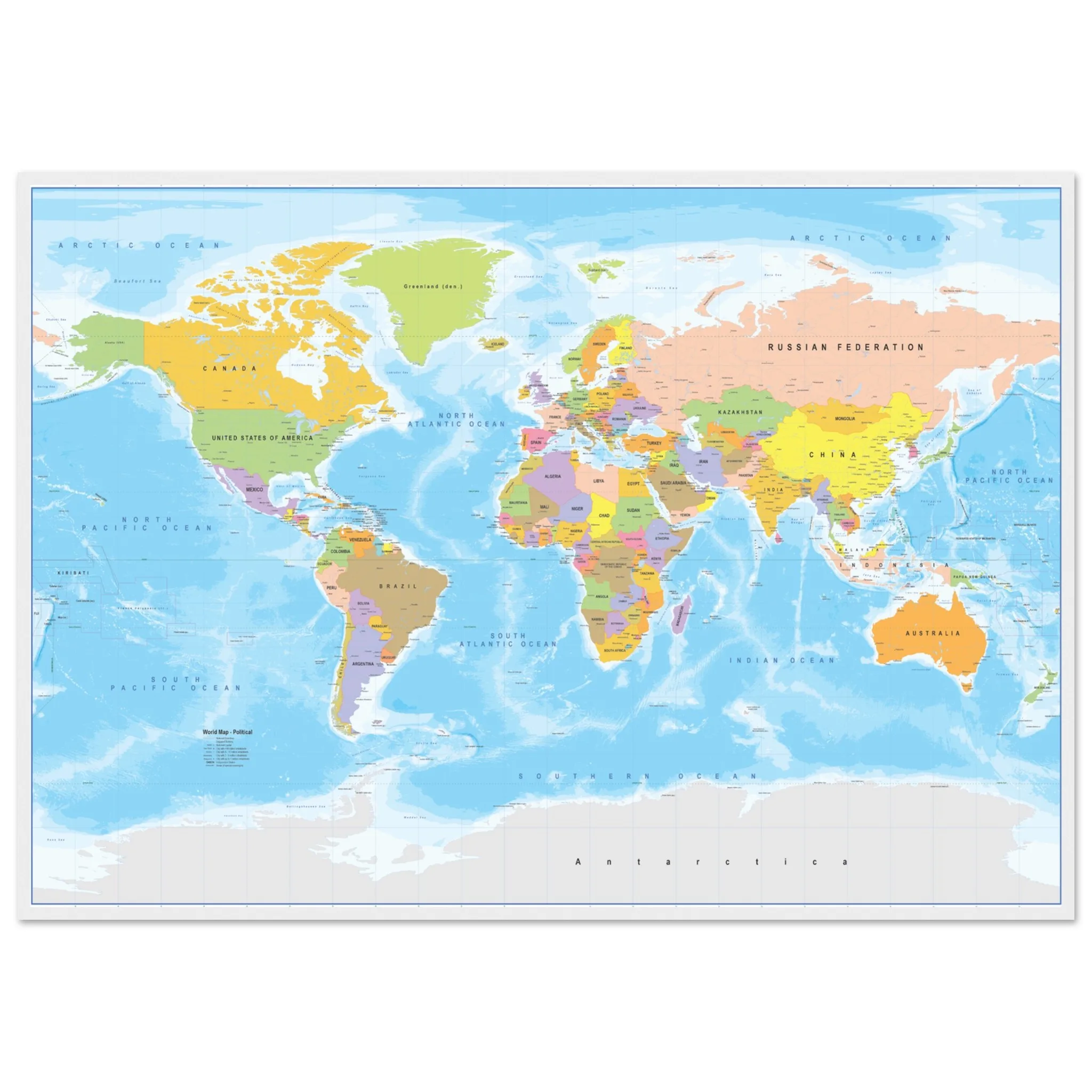 Detailed World Political Map