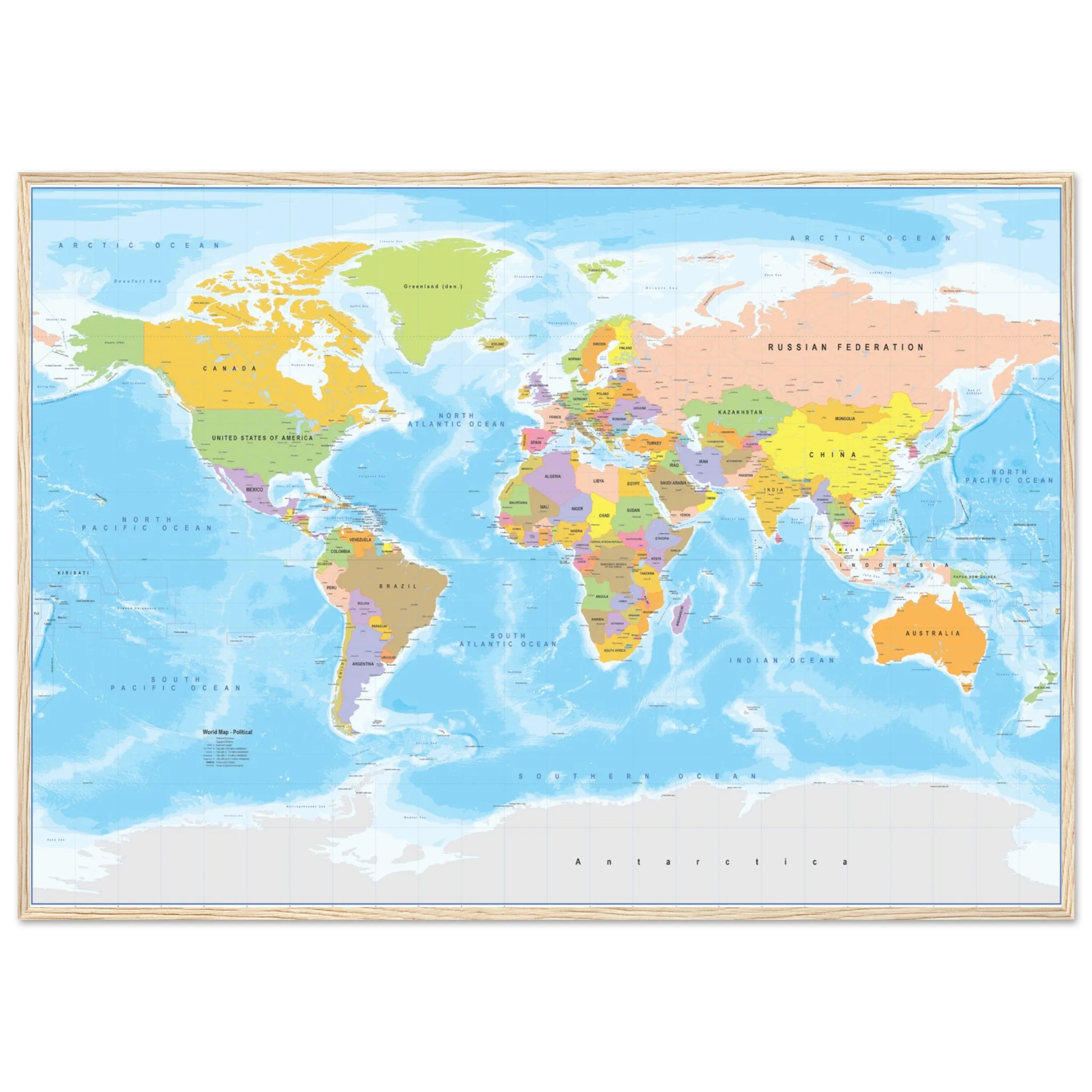 Detailed World Political Map