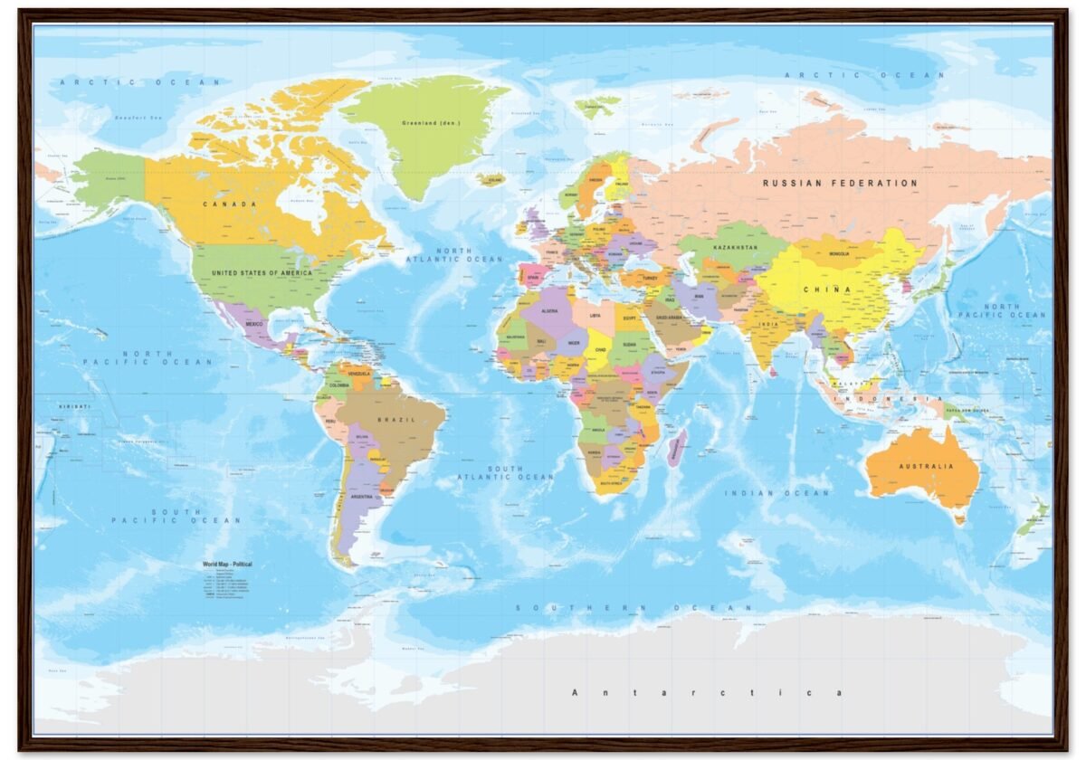 Detailed World Political Map Detailed World Political Map