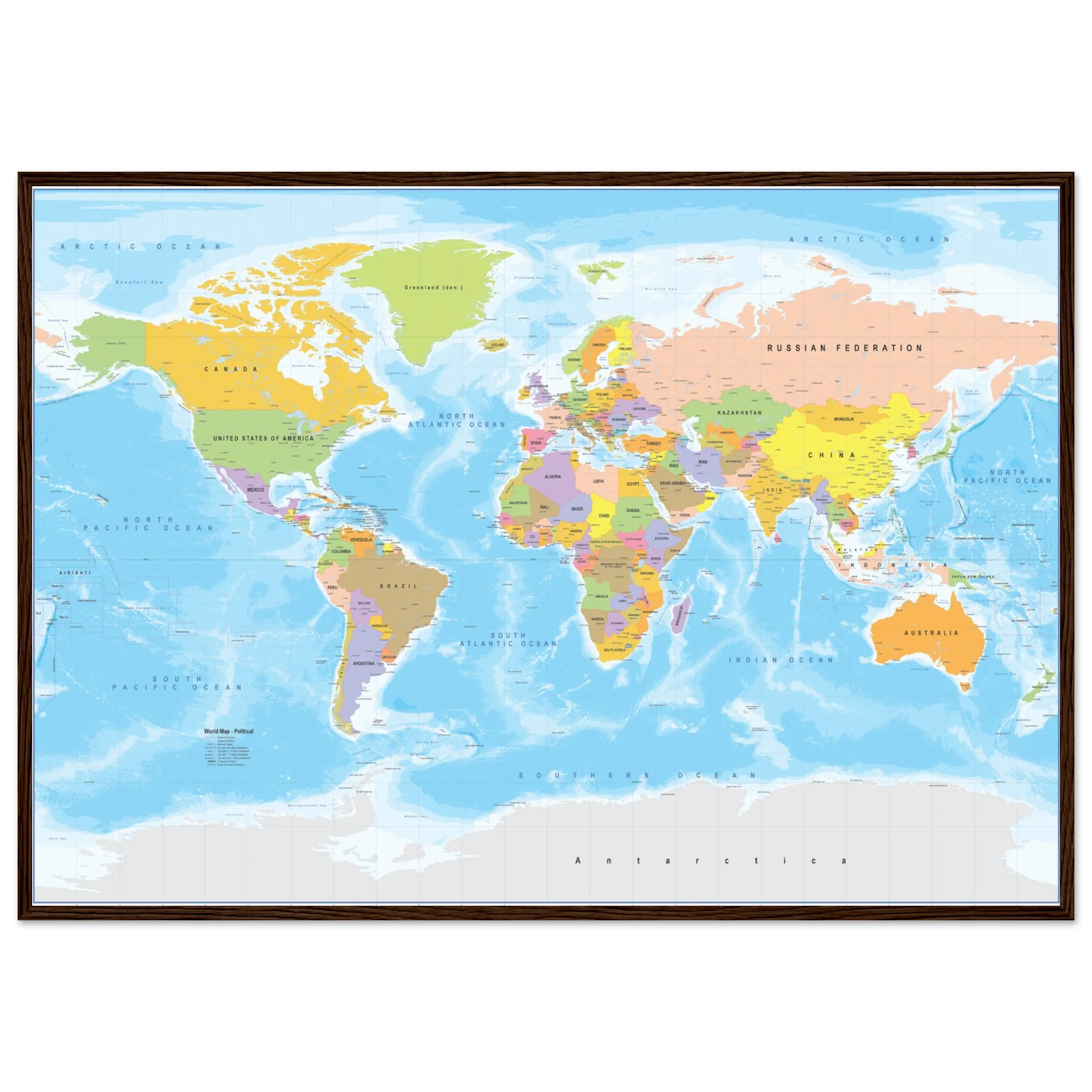Detailed World Political Map