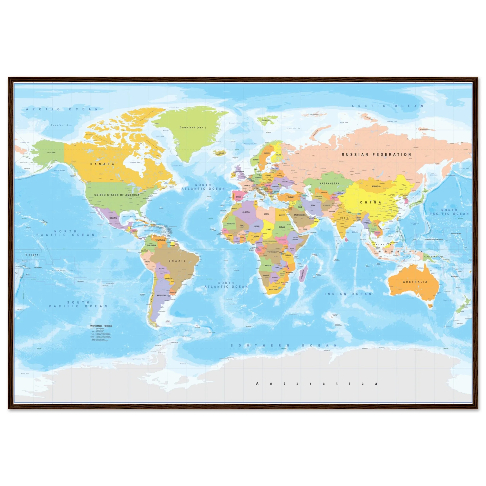 Detailed World Political Map