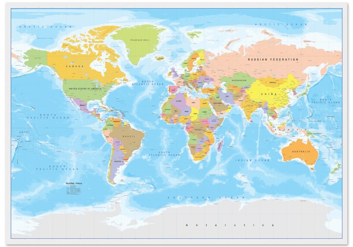 Detailed World Political Map Detailed World Political Map