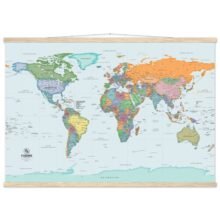 World Map in Greek | Detailed Political & Physical Map World Map in Greek | Detailed Political & Physical Map
