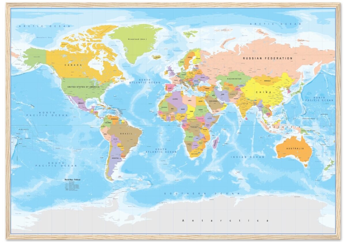 Detailed World Political Map Detailed World Political Map
