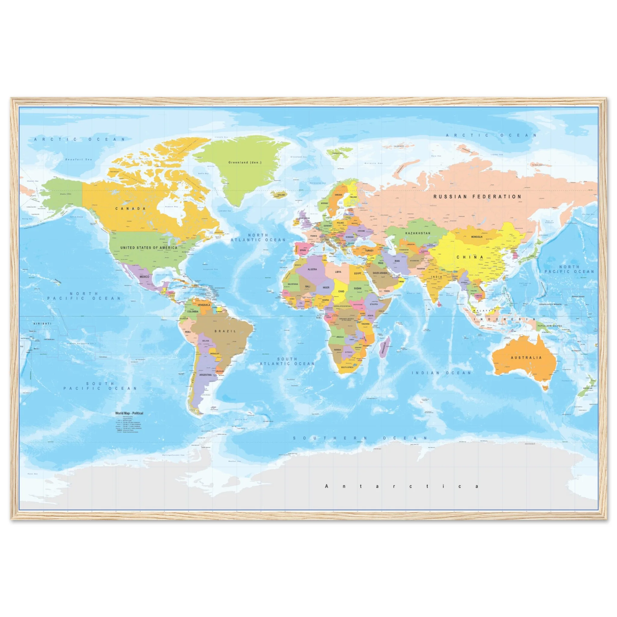 Detailed World Political Map