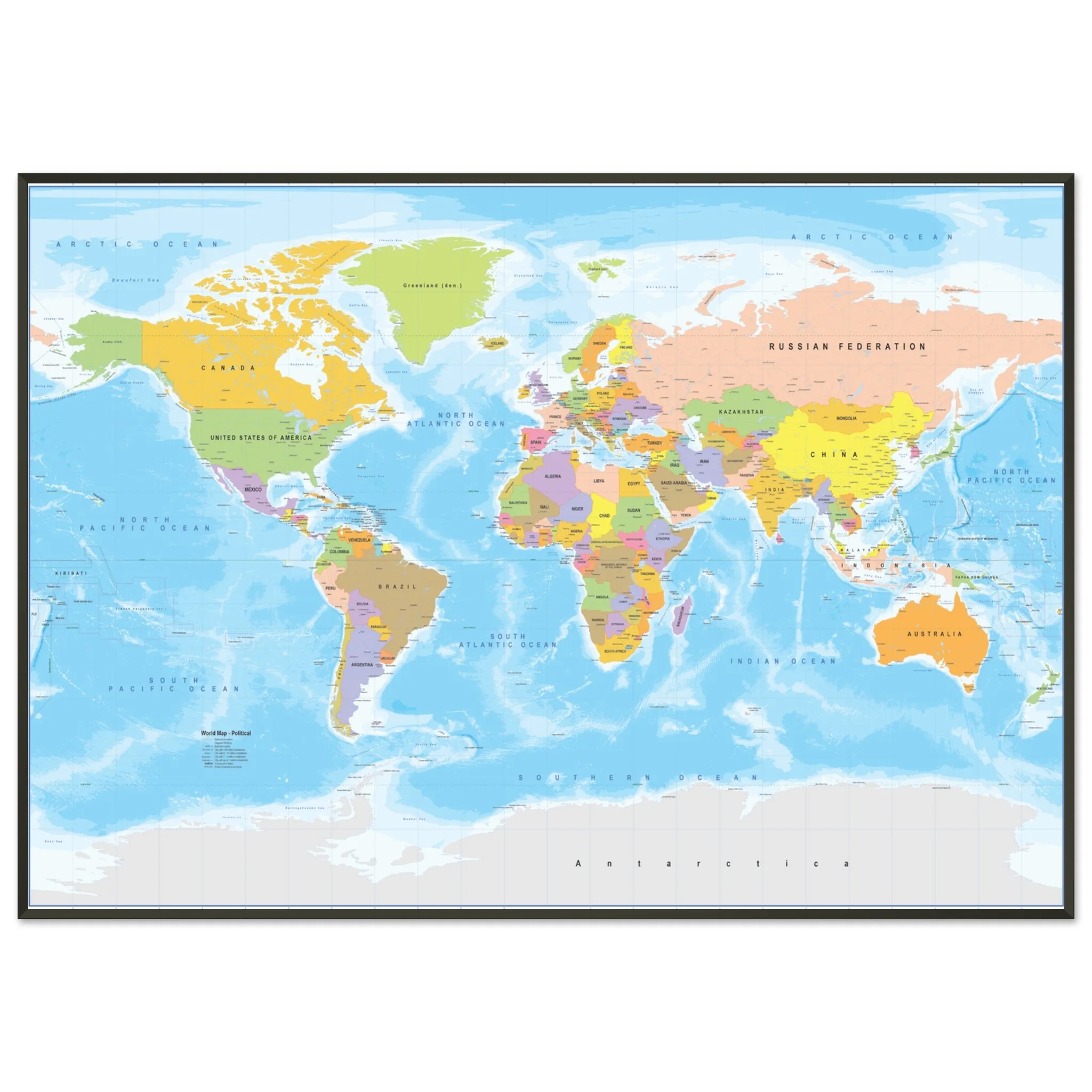 Detailed World Political Map