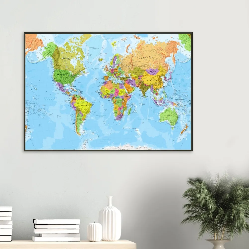 Our sleek aluminum frame with a polished finish complements the silky feel of our high-quality, lightweight semi-glossy paper