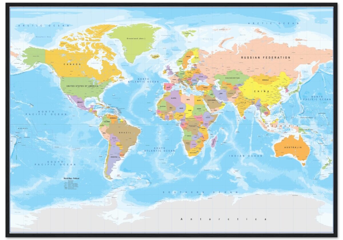 Detailed World Political Map