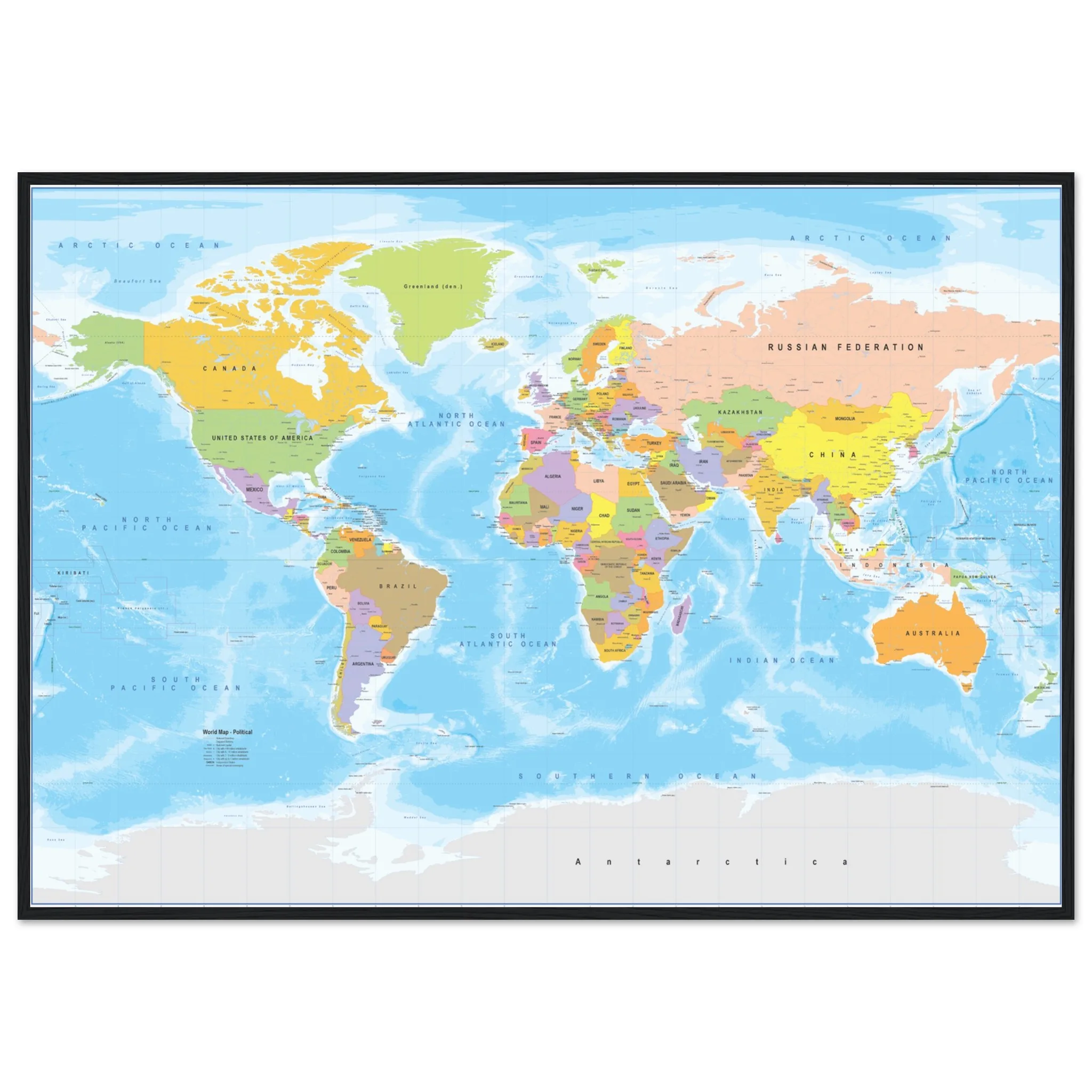 Detailed World Political Map