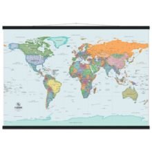 World Map in Greek | Detailed Political & Physical Map World Map in Greek | Detailed Political & Physical Map