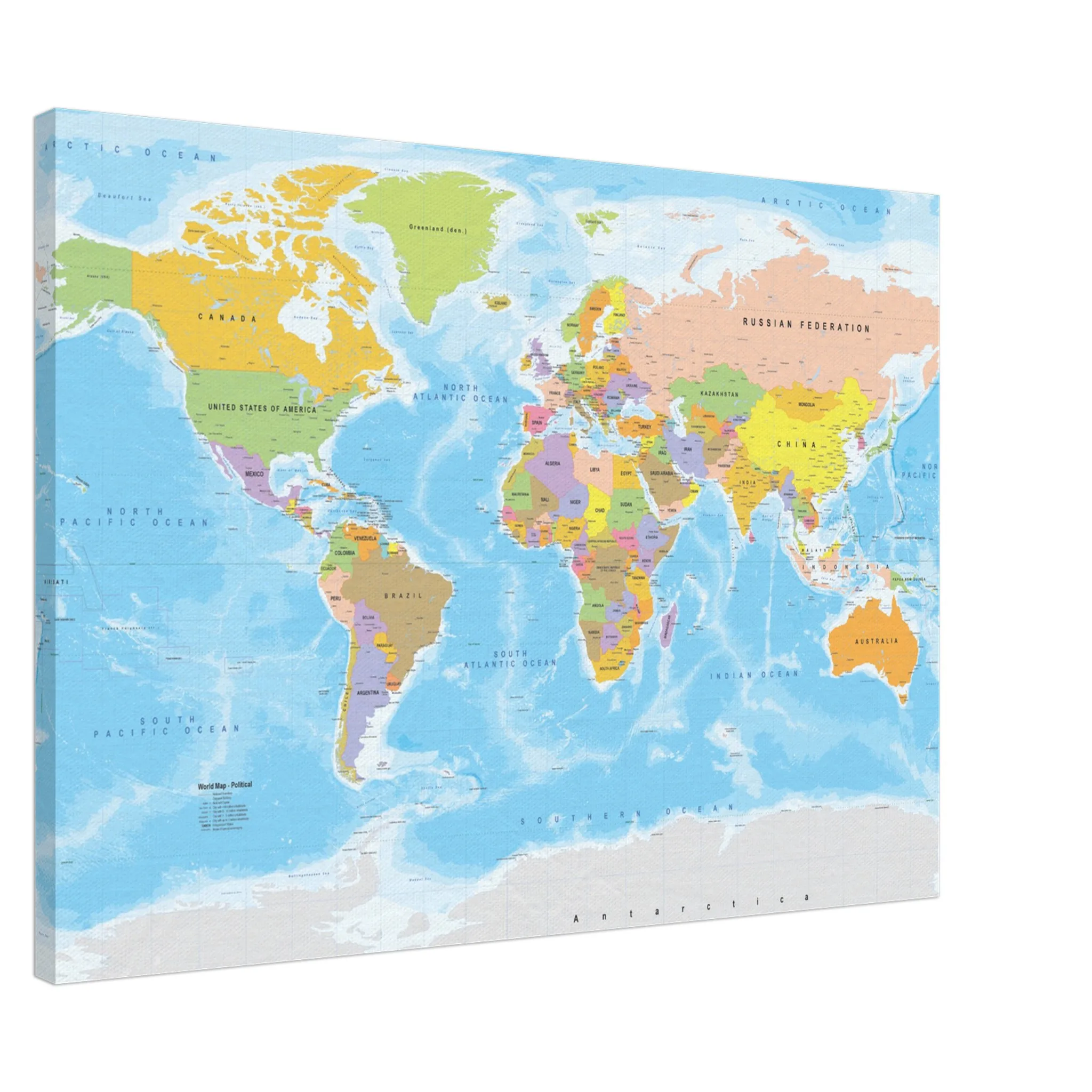 Detailed World Political Map