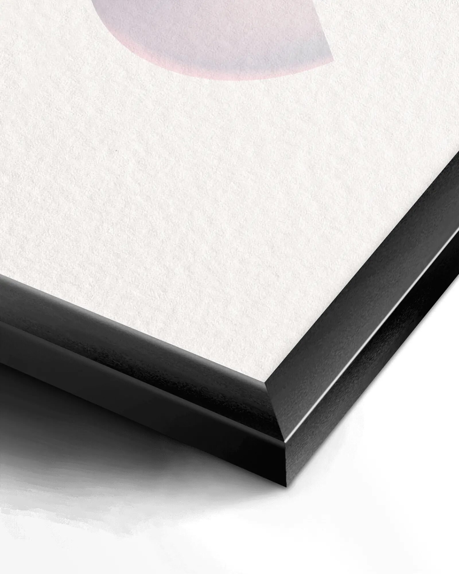 Our sleek aluminum frame has a polished finish, paired with heavyweight white premium matte paper for a smooth, luxurious feel.